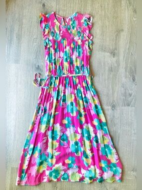 🆑 NWOT Draper James RSVP Floral Maxi Dress XS